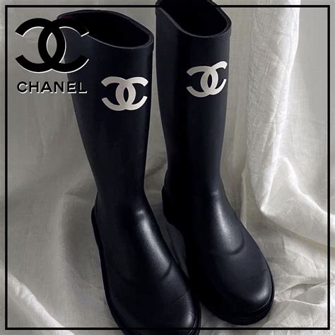 chanel replica rain boots|chanel boots price.